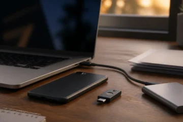 A shared file reaching a recipient gate that opens only after a separate password key is entered