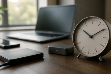 A share-link bridge ending at a defined time cutoff while the original shared file remains separate