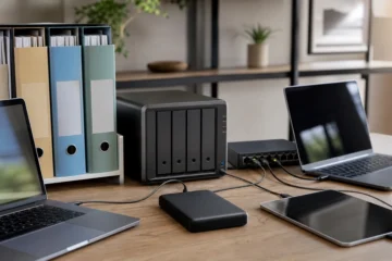 An organized cloud file library connected to a controlled sharing path for recipient devices