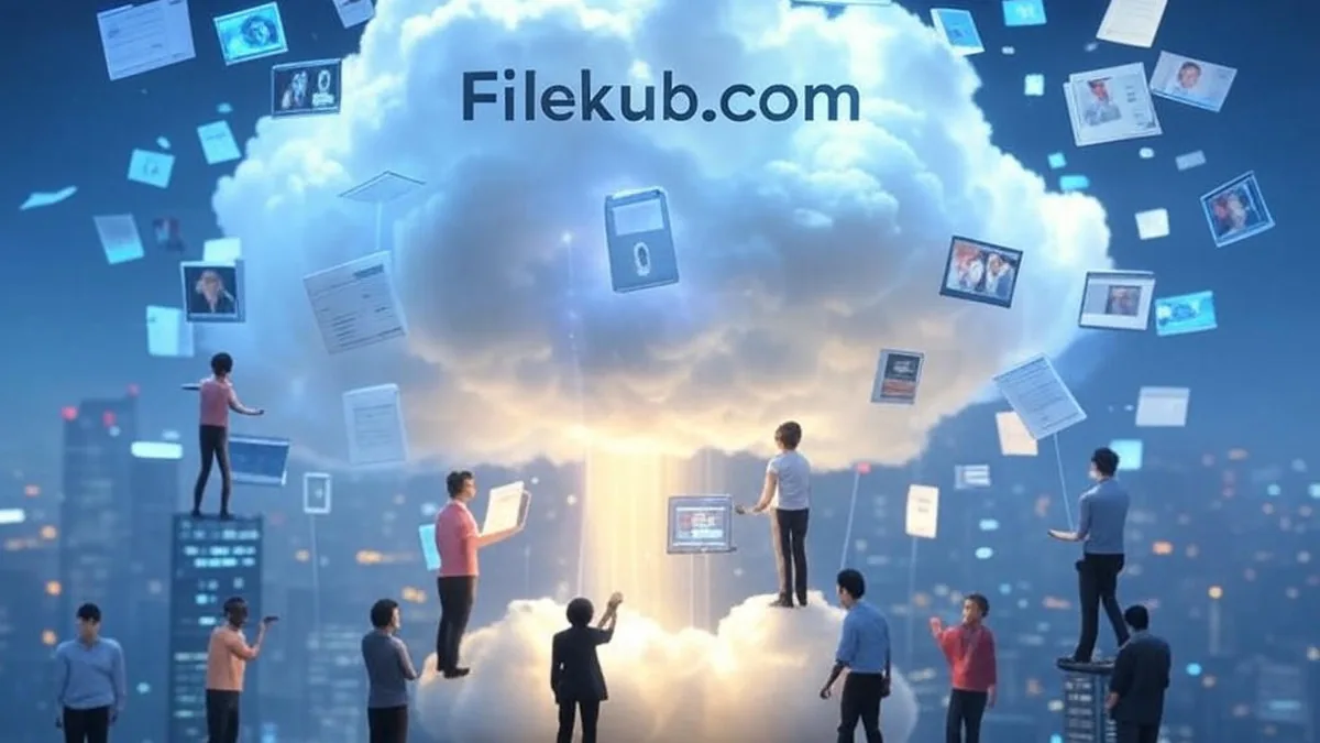 File storage workflow for sharing and organizing cloud files